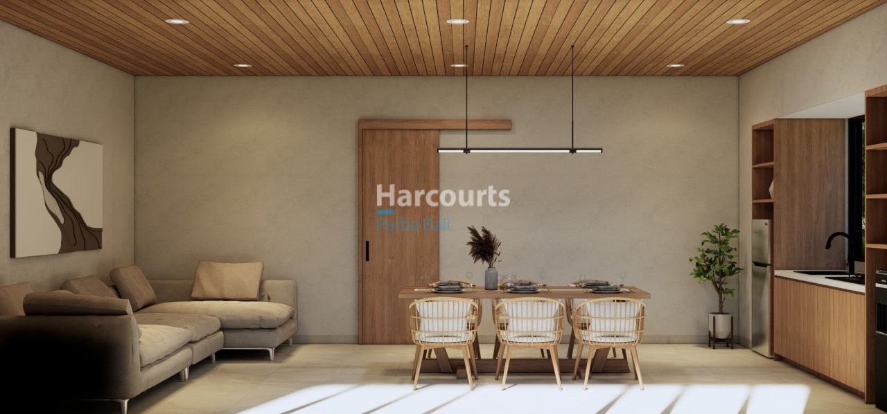 Bingin Villa Leasehold Wood Ceiling Dining Area