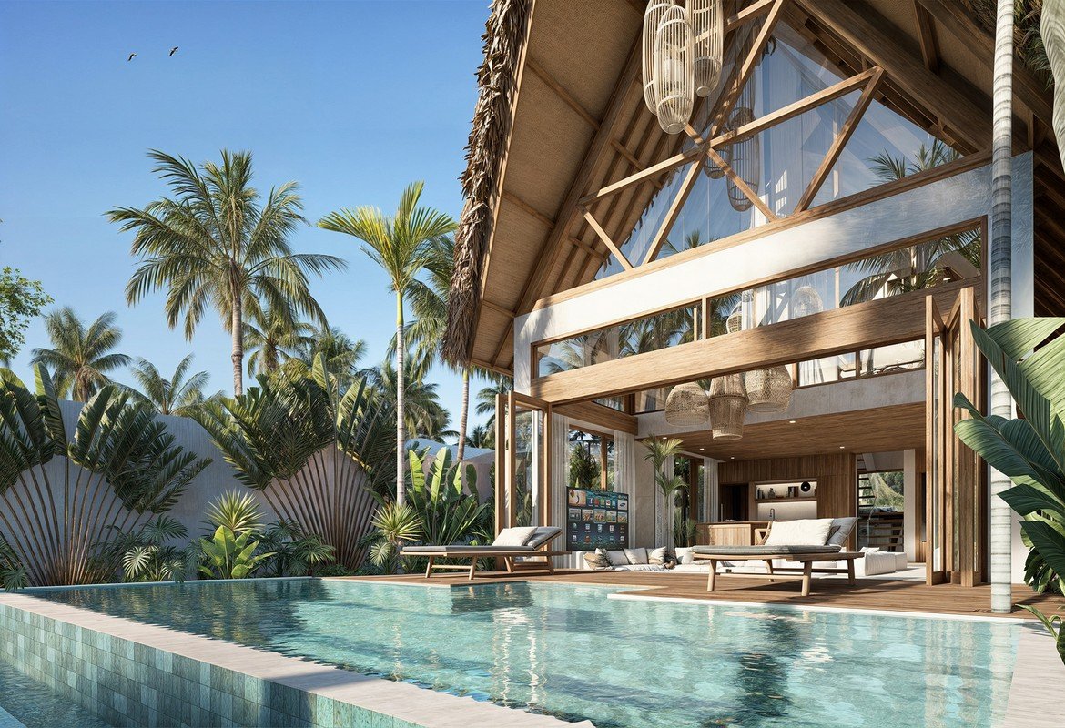 Green Coastal Sectional Garden Serene Coastal