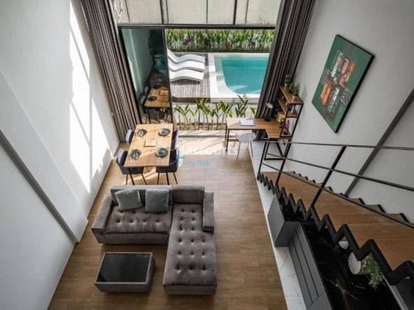 Babakan Canggu Apartment Pool View Open Plan Living