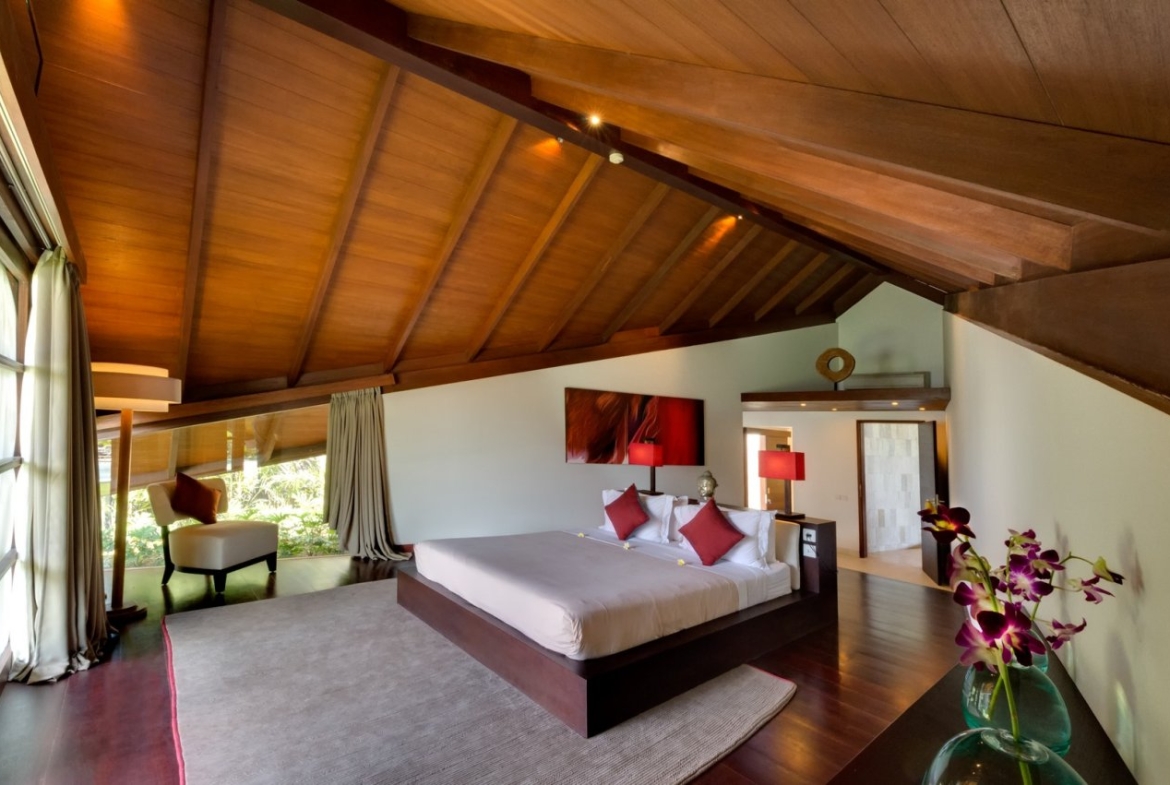 Bed Seminyak Estate View Villa Garden