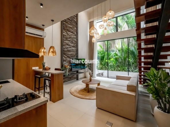 Berawa Beach Villa Open Plan Living Jungle View