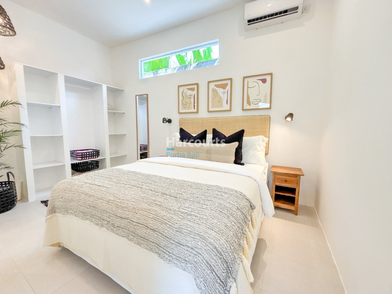 Berawa Leasehold Villa Bedroom Woven Headboard