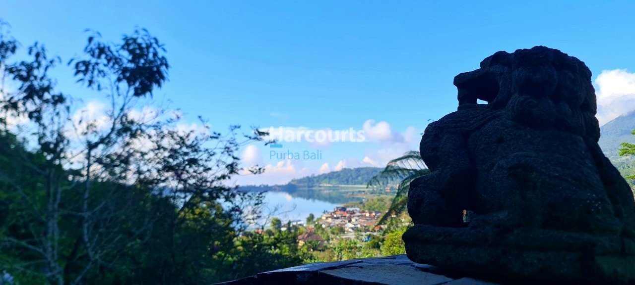 Freehold Bali Villa Beratan Lake View Stone Lion