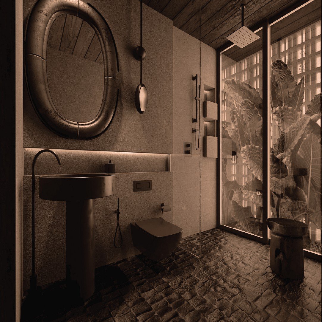 Garden Invite Stone Modern Bench Textured