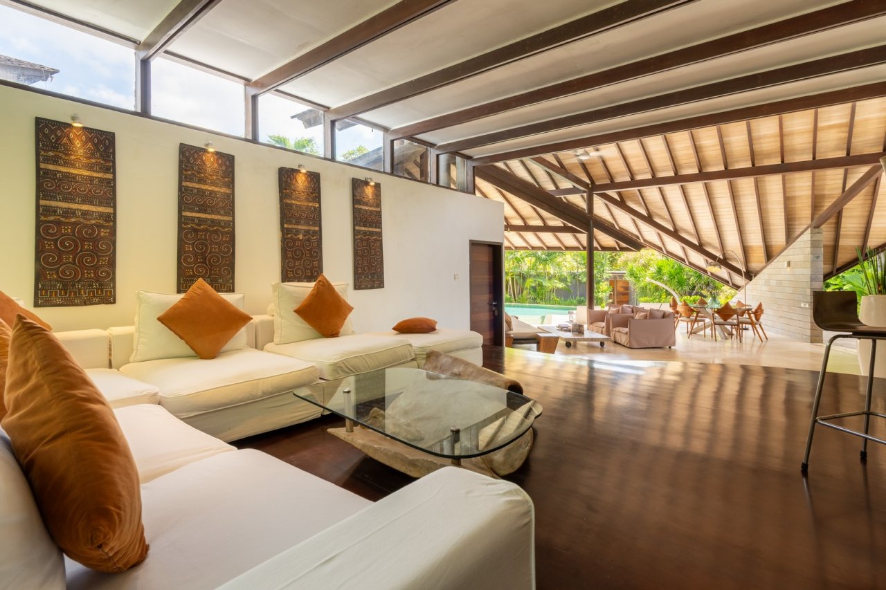 Gated Seminyak Modern Holiday Villa Bed