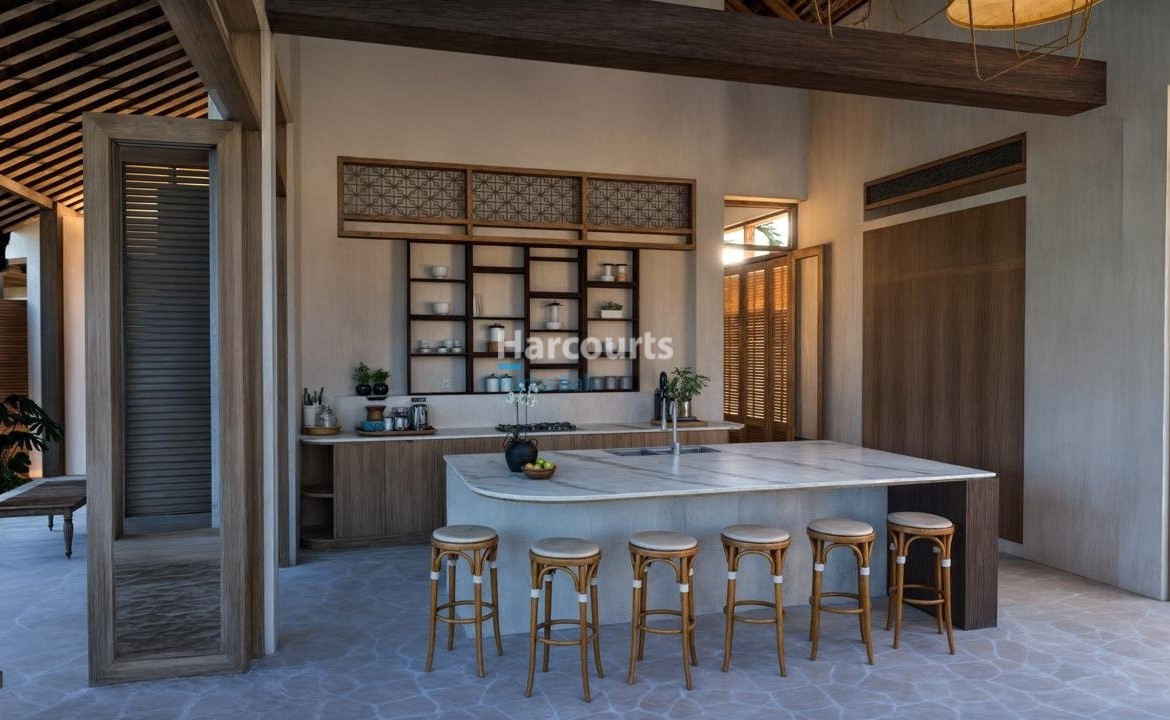 Kaba Kaba Villa Marble Island Kitchen Stools