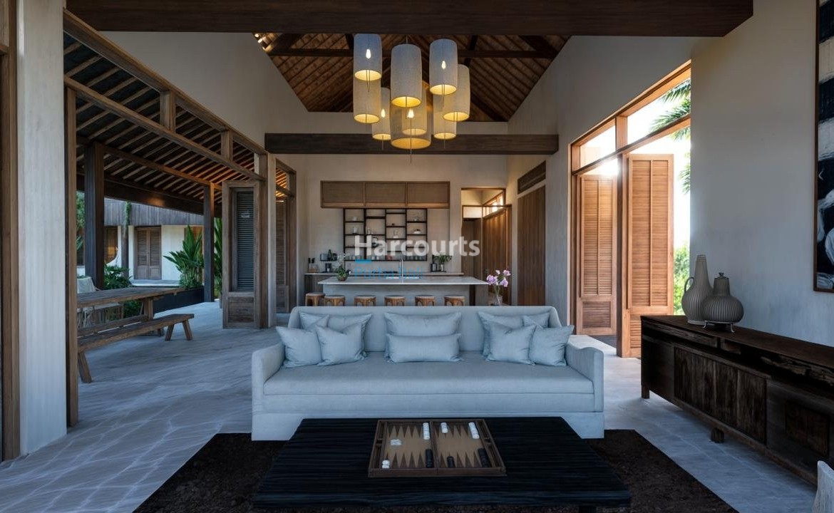 Kaba Kaba Villa Open Plan Living Area Wooden Beams