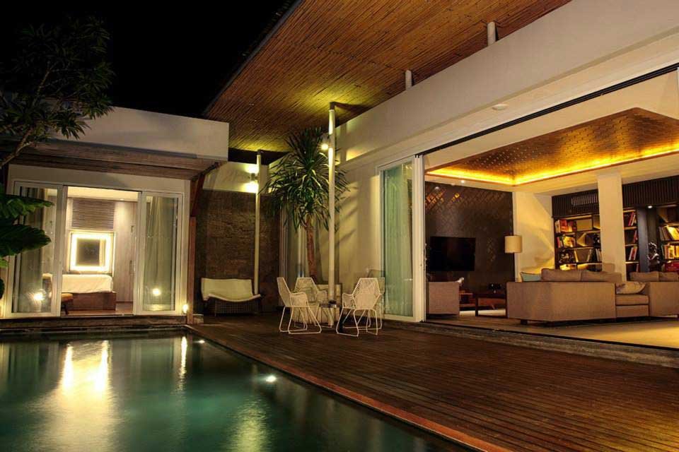 Rent Beds Tropical Villa Seminyak Modern