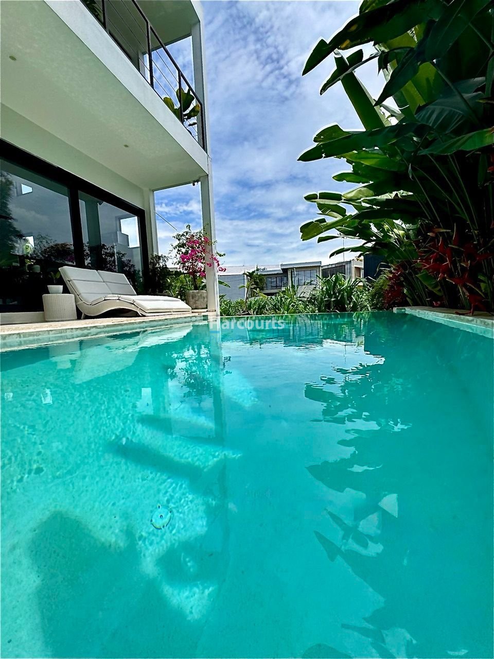 Modern Sanctuary Panoramic Rice Swimming Pool