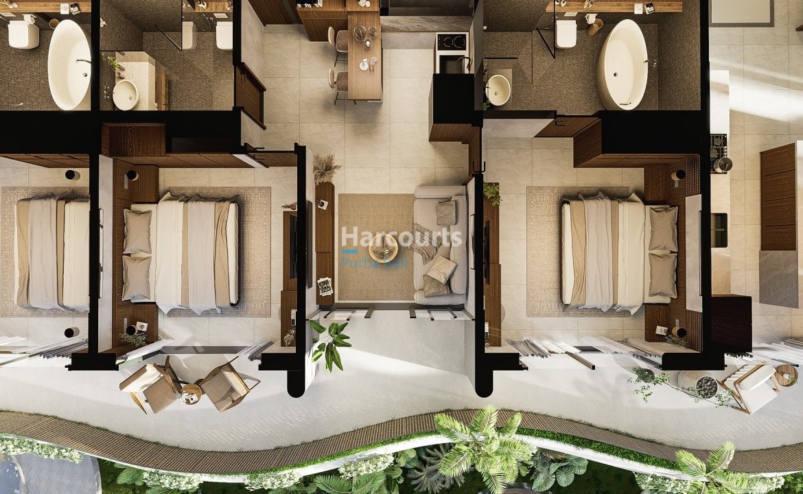 Set Within One Uluwatus Pool View