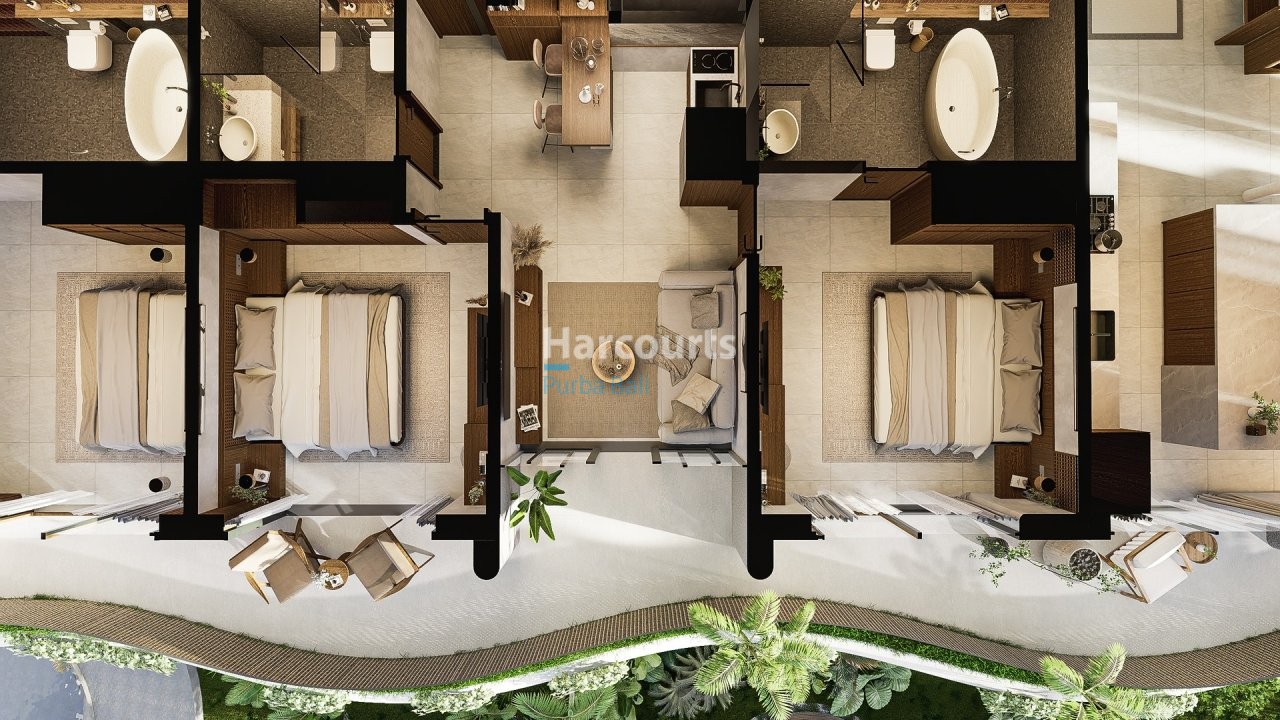 Set Within One Uluwatus Pool View