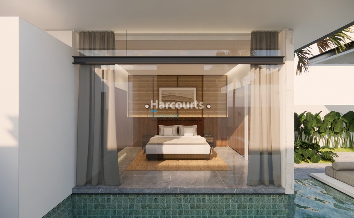 This Two Bedroom Villa Forms Pool View