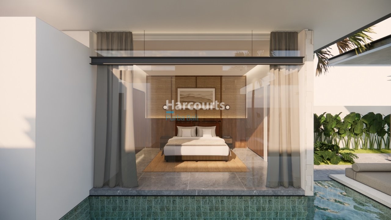 This Two Bedroom Villa Forms Pool View