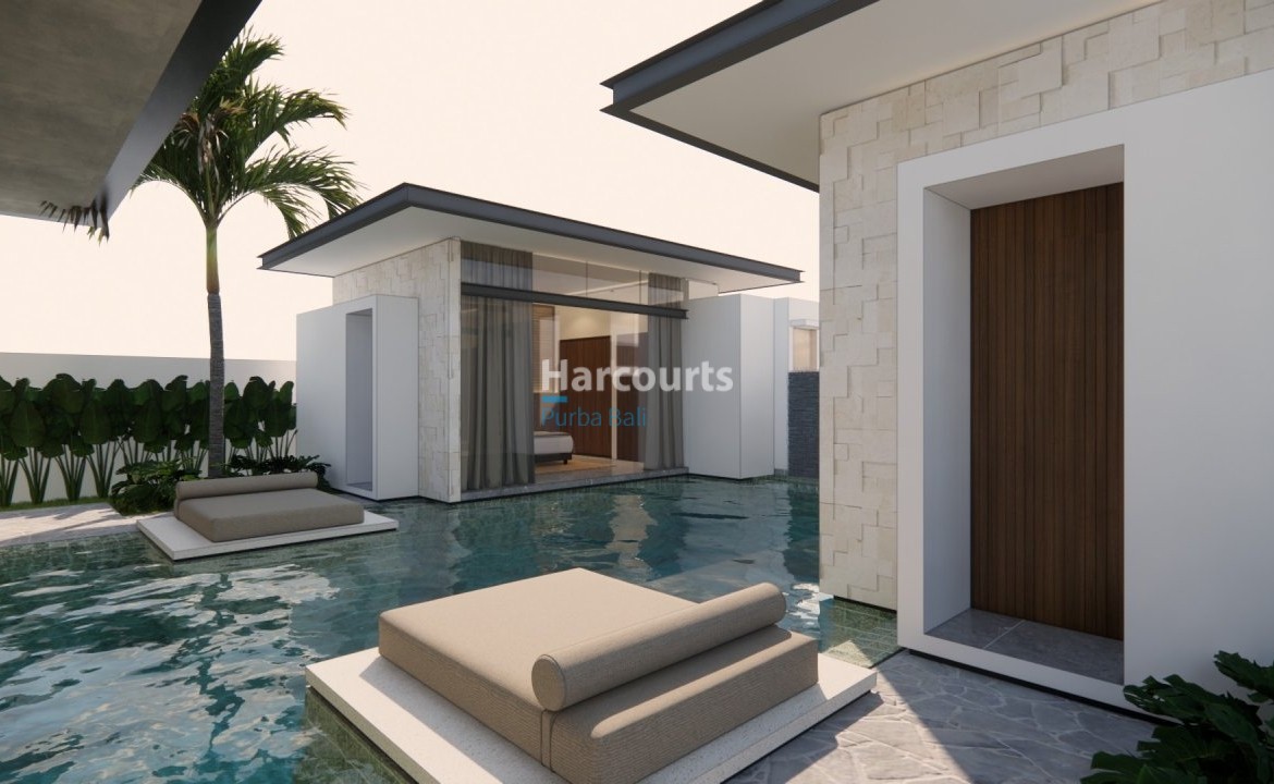 This Two Bedroom Villa Forms Swimming Pool