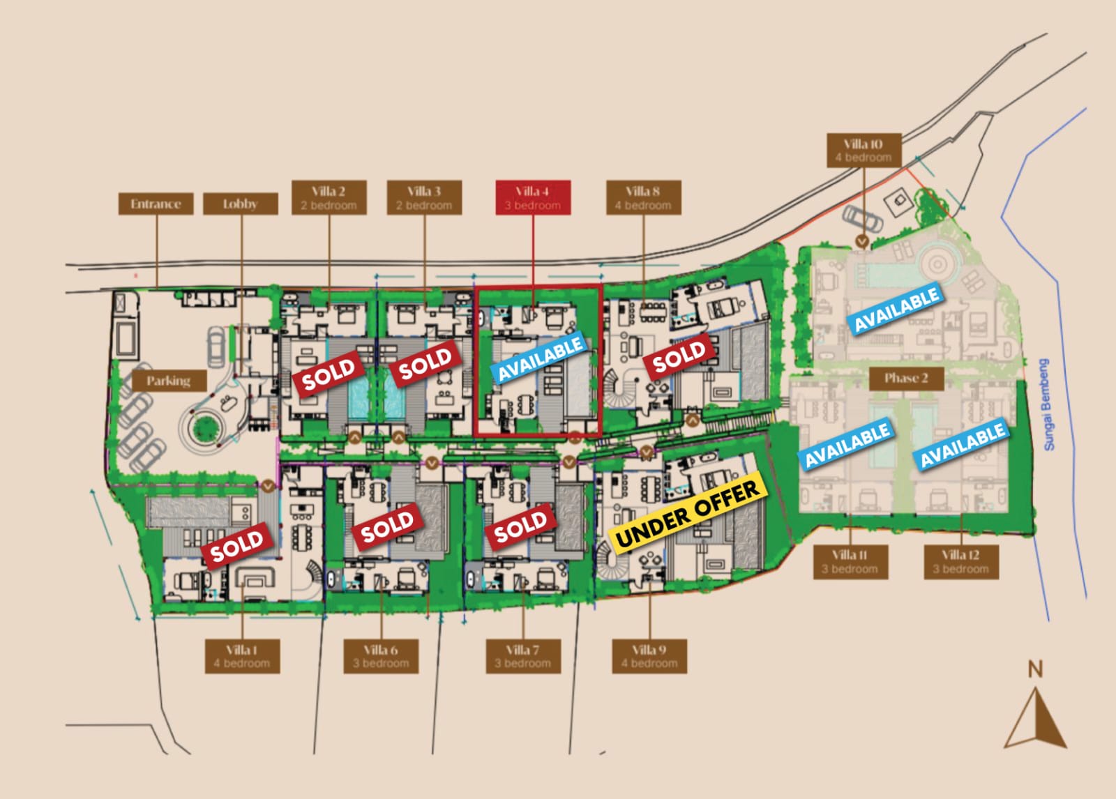 The Sanctuary Availability Lay Out 19 01 2026