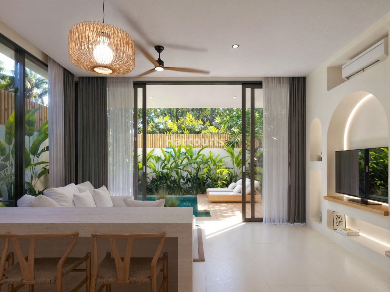 Set Evolving Corridor Tumbak Swimming Pool