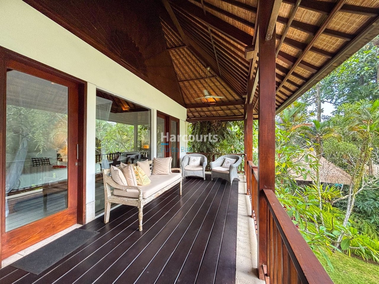 Positioned Amidst Serene Rice Tropical Modern