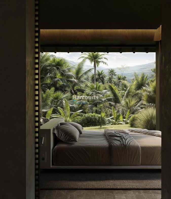 Positioned Within Lush Green Ocean Breeze