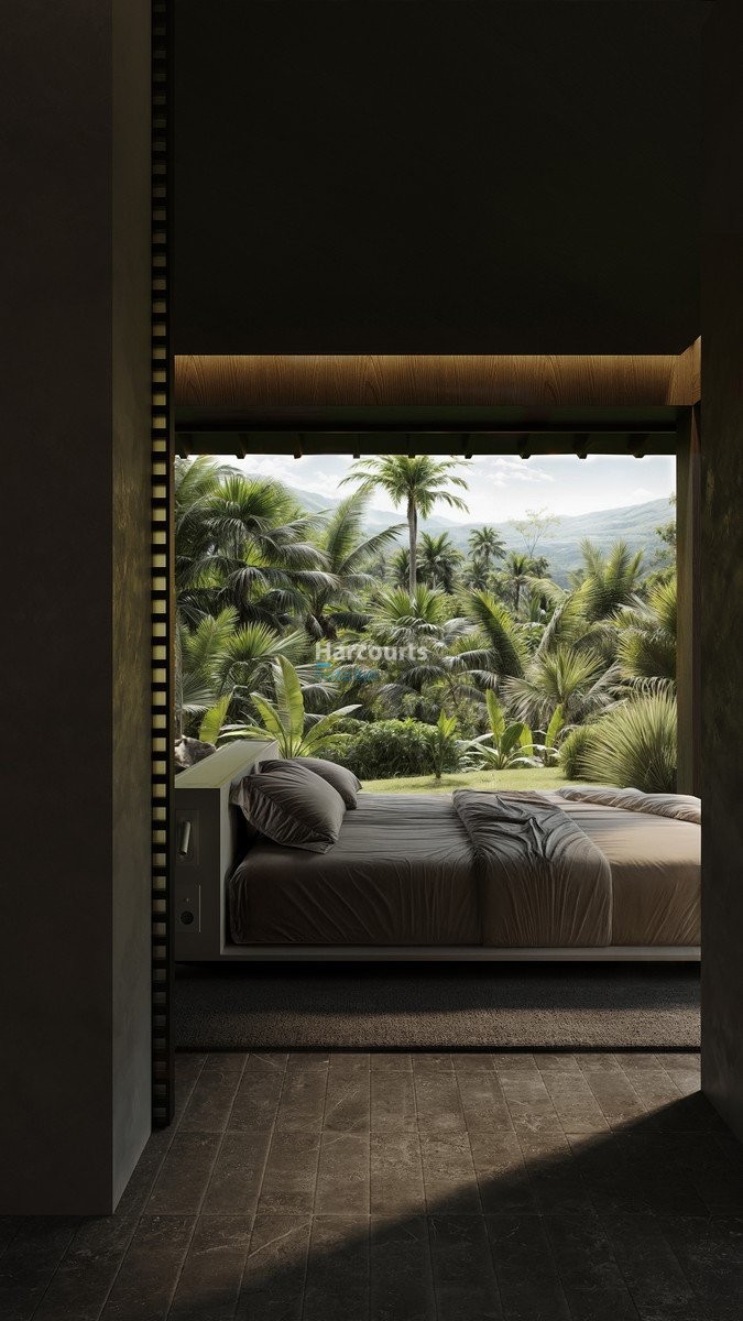 Positioned Within Lush Green Ocean Breeze