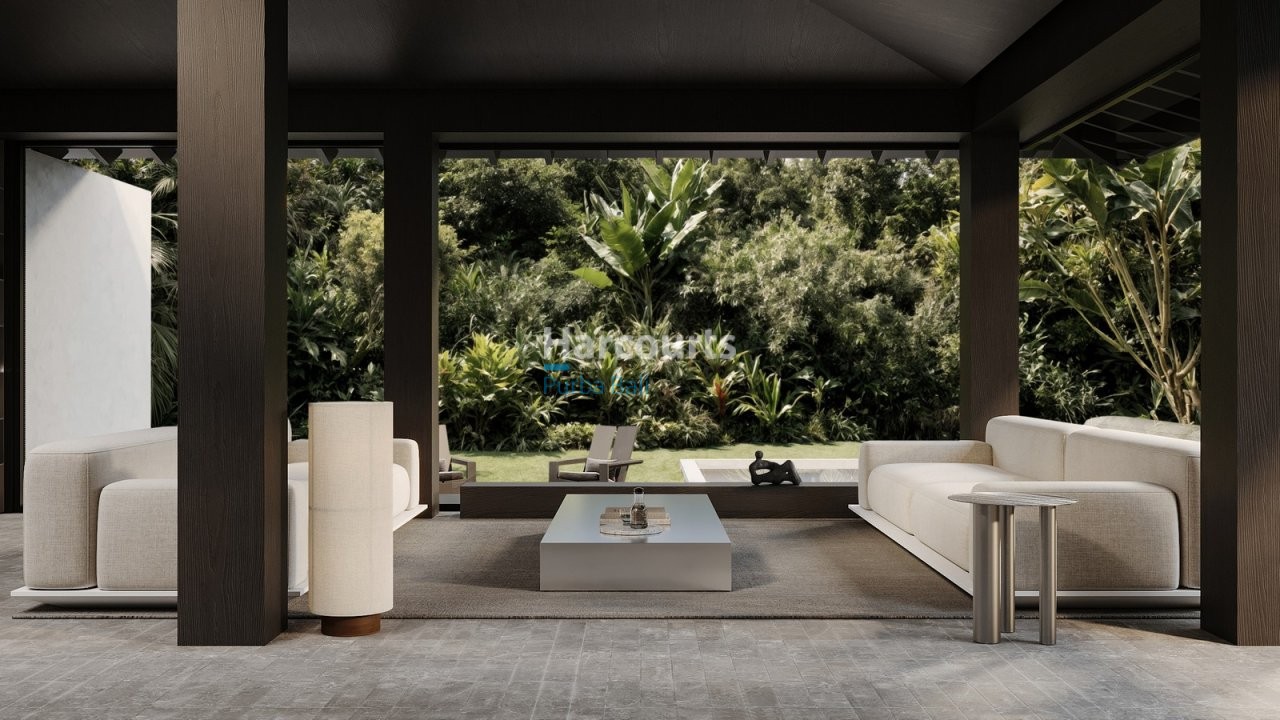 Positioned Within Lush Green Tropical Modern