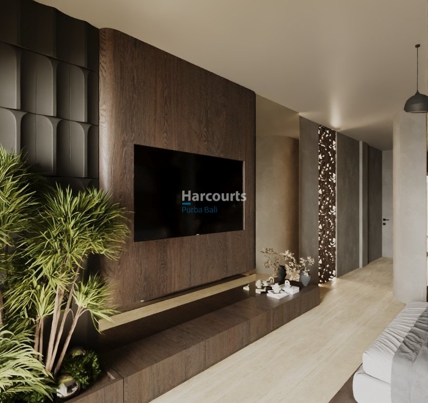 Positioned Along One Balis Tropical Modern
