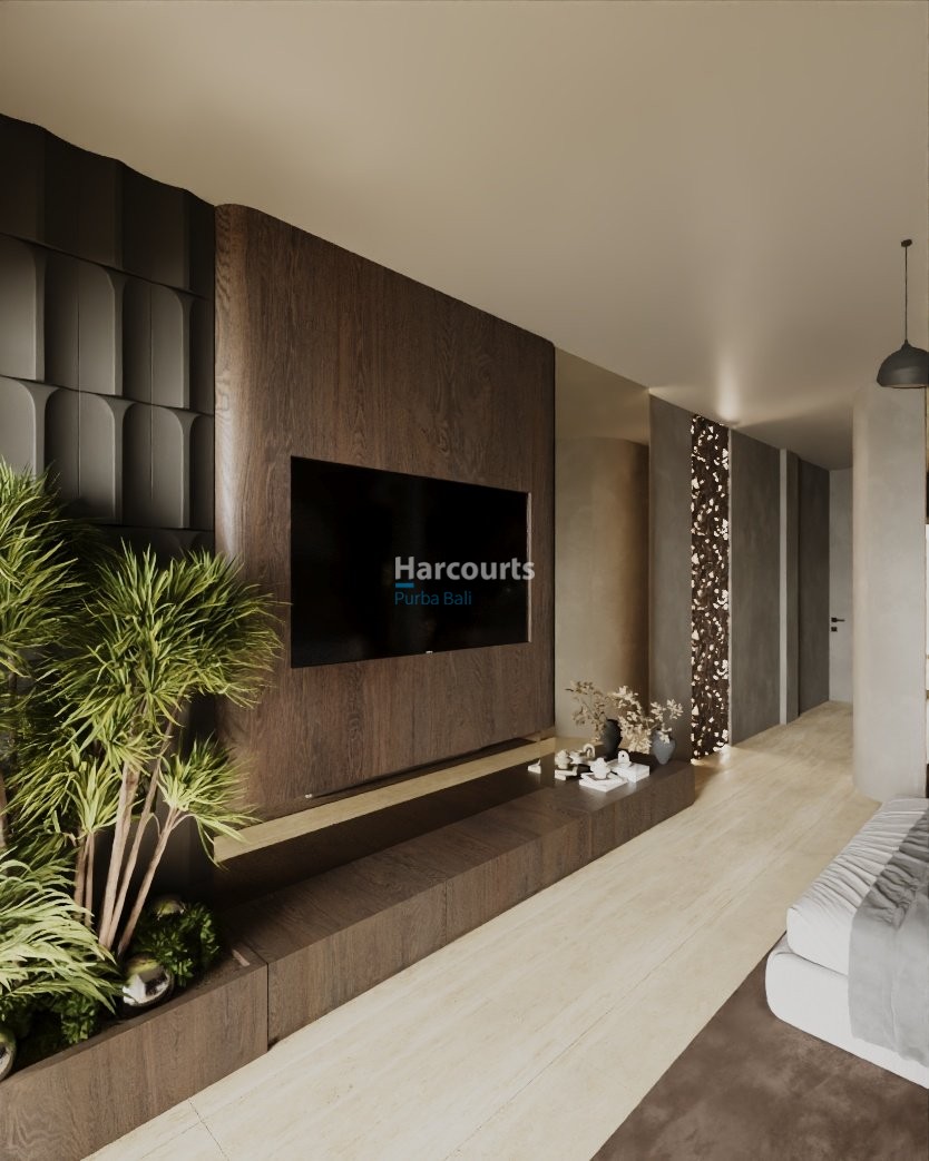 Positioned Along One Balis Tropical Modern