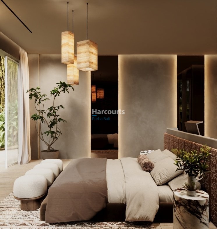 Set Dramatic Elevated Hillside Bali Home