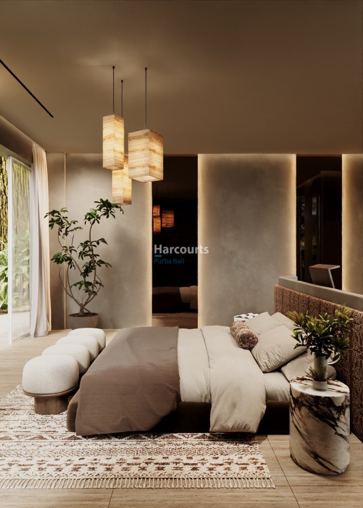 Set Dramatic Elevated Hillside Bali Home