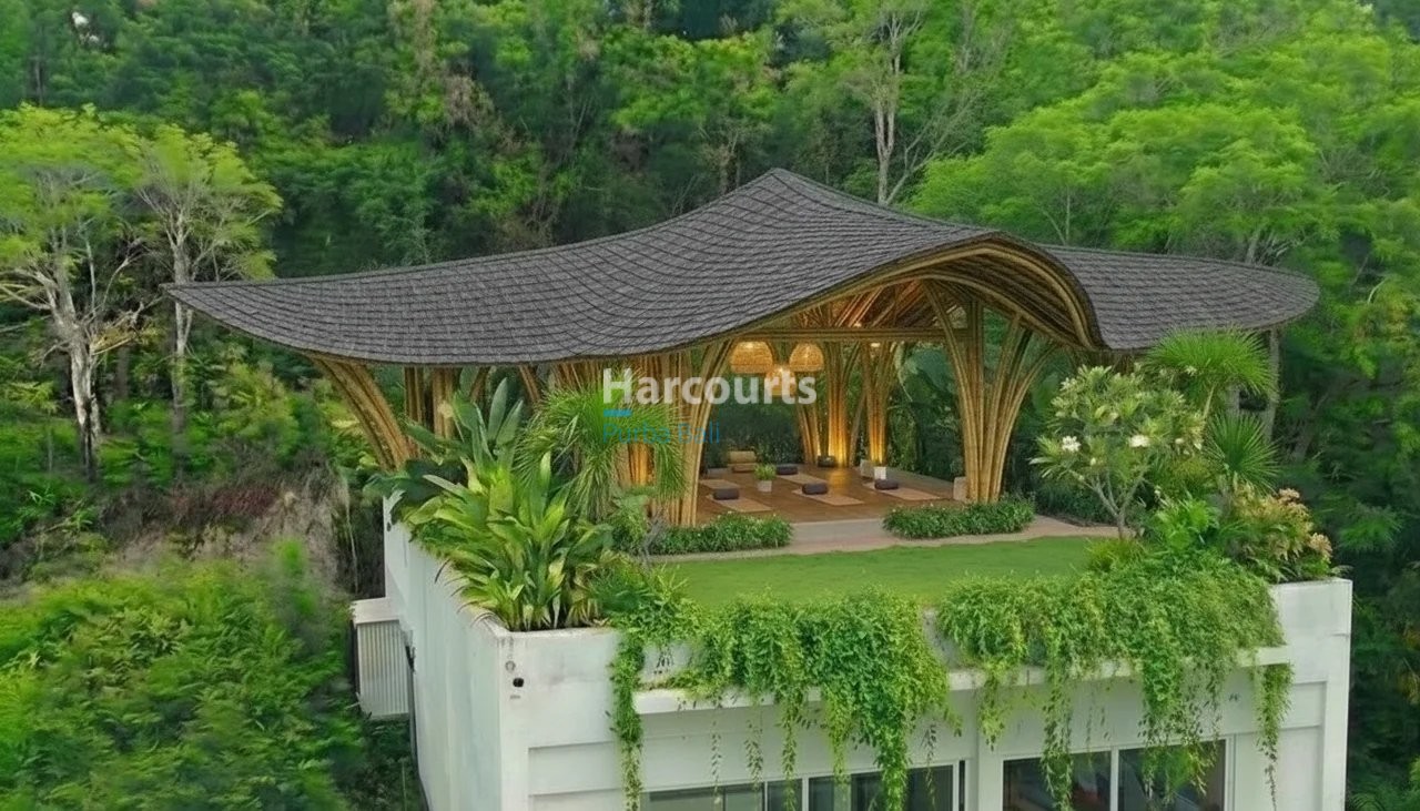 Set Dramatic Elevated Hillside Tropical Modern