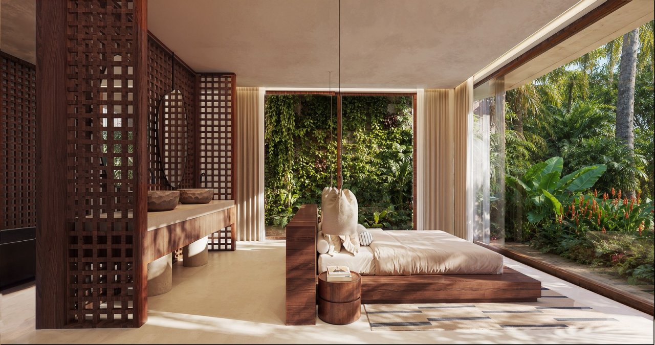 Experience Elevated Tropical Living Ricefield View