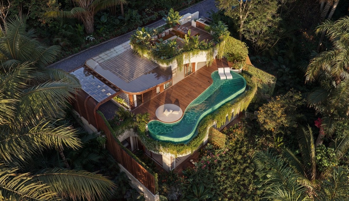 Experience Elevated Tropical Living Swimming Pool