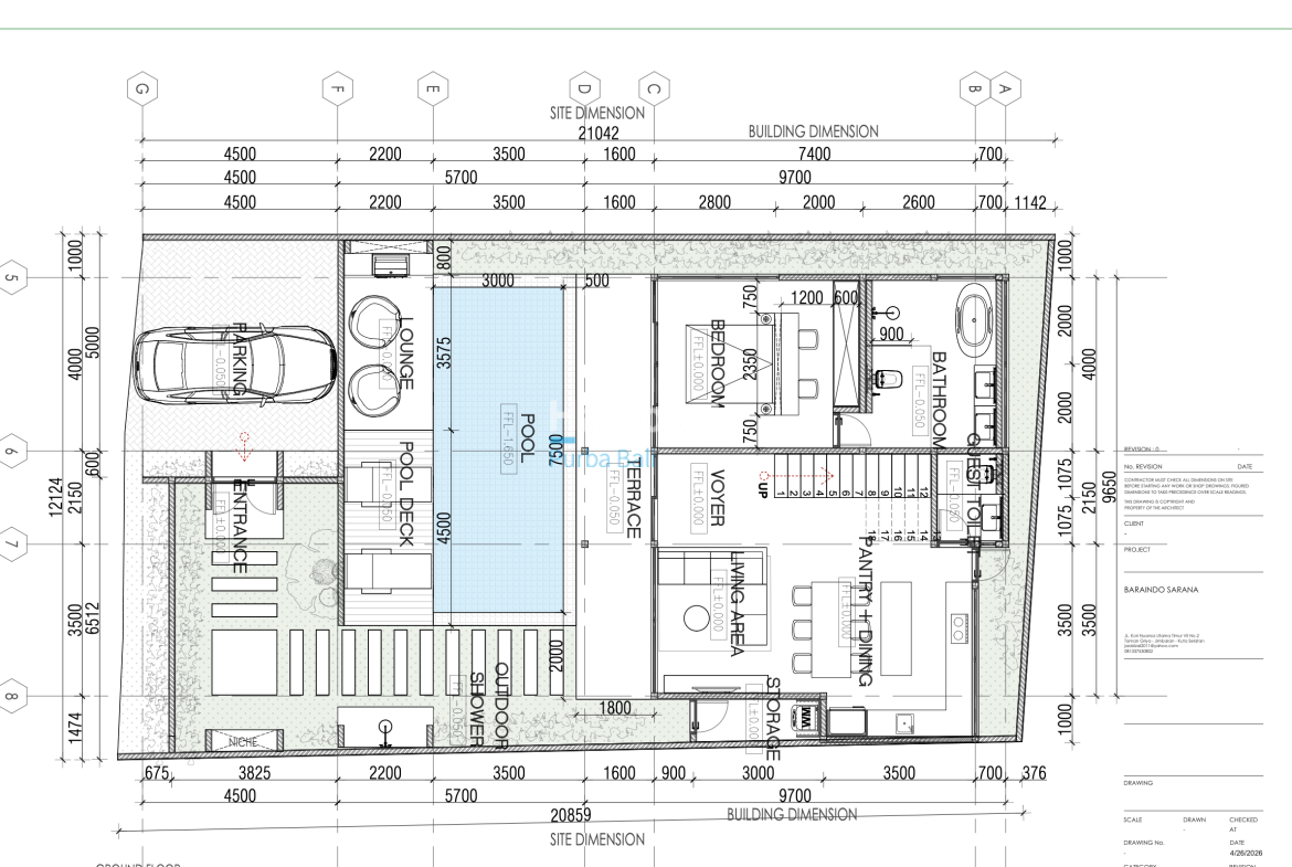 Ground Floor Architect Plan
