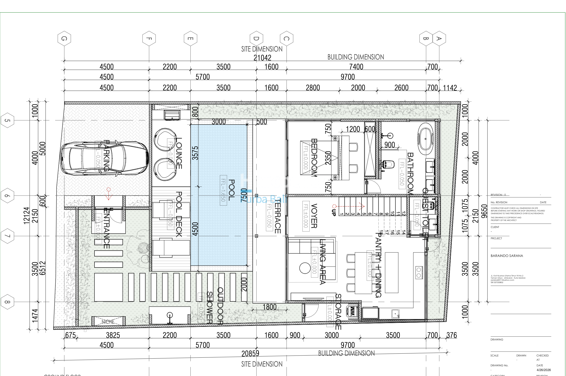 Ground Floor Architect Plan