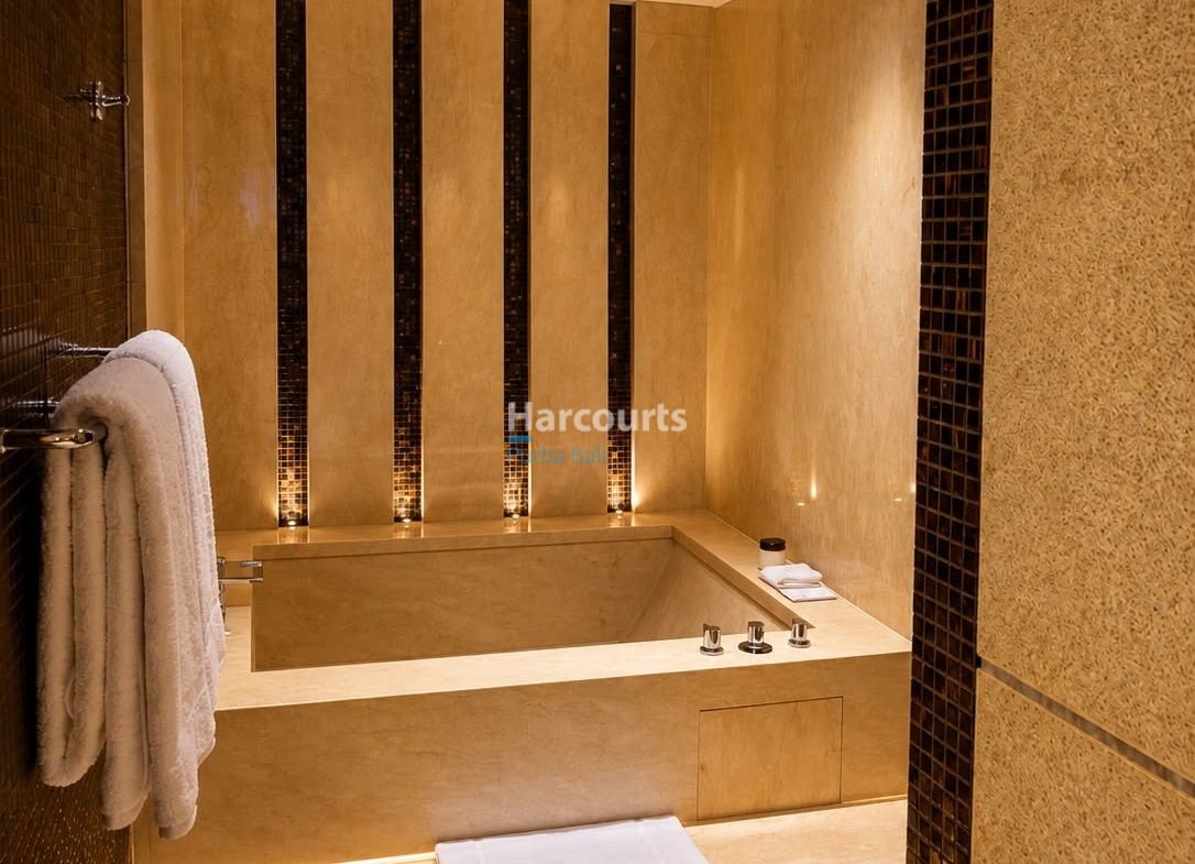Positioned Directly Above Iconic Tropical Modern