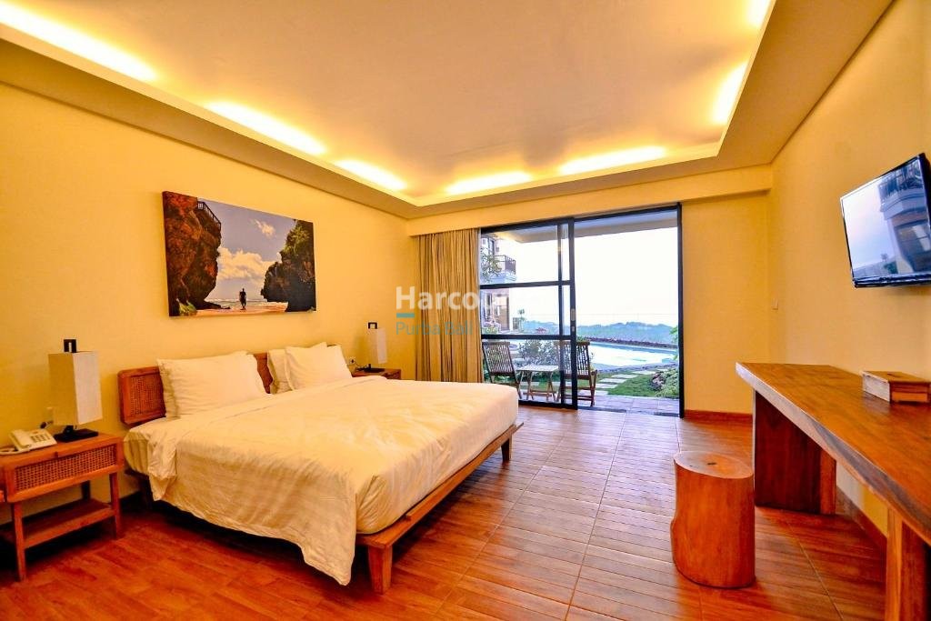 Positioned Elevated Hillside Uluwatu Ricefield View