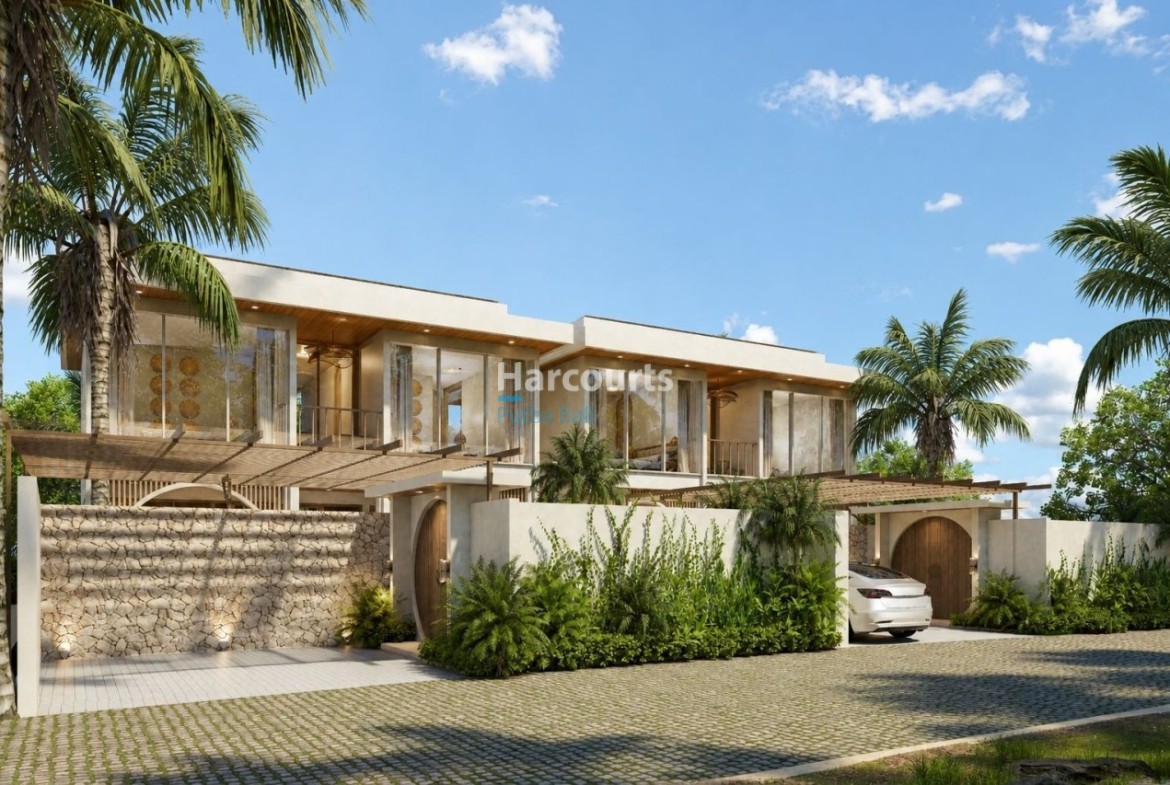 Positioned Peaceful Coastal Village Tropical Modern