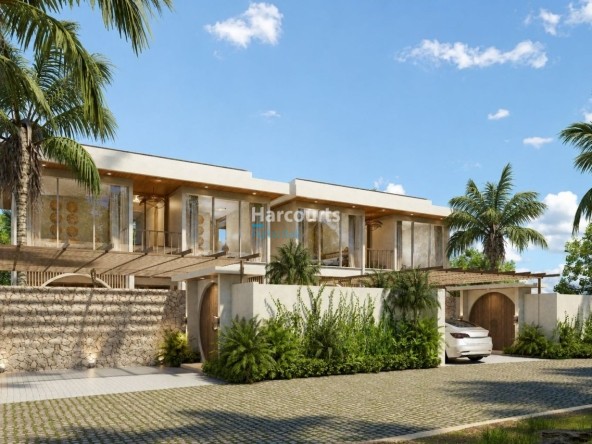 Positioned Peaceful Coastal Village Tropical Modern