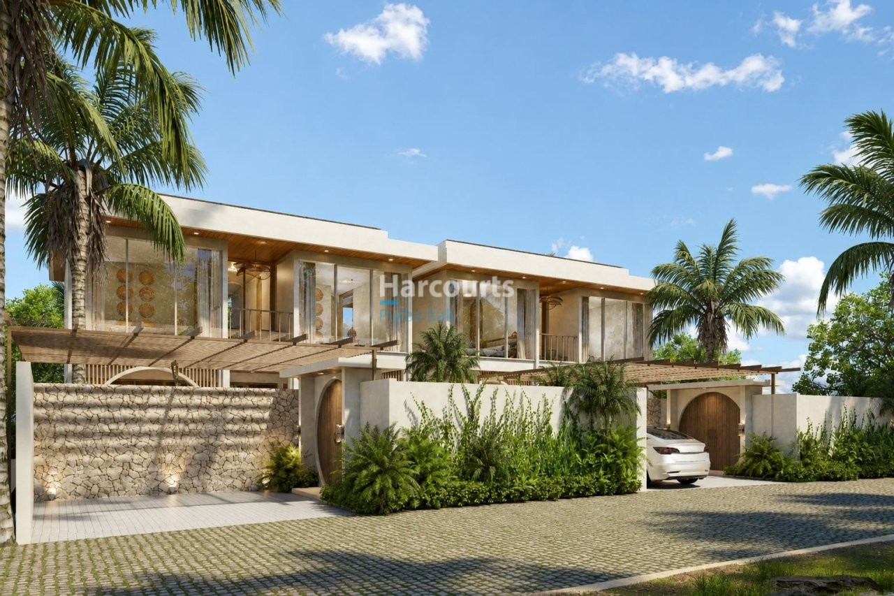 Positioned Peaceful Coastal Village Tropical Modern