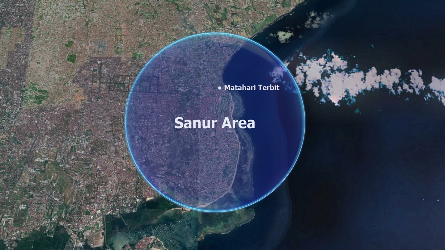 Sanur Matahari Terbit Satellite