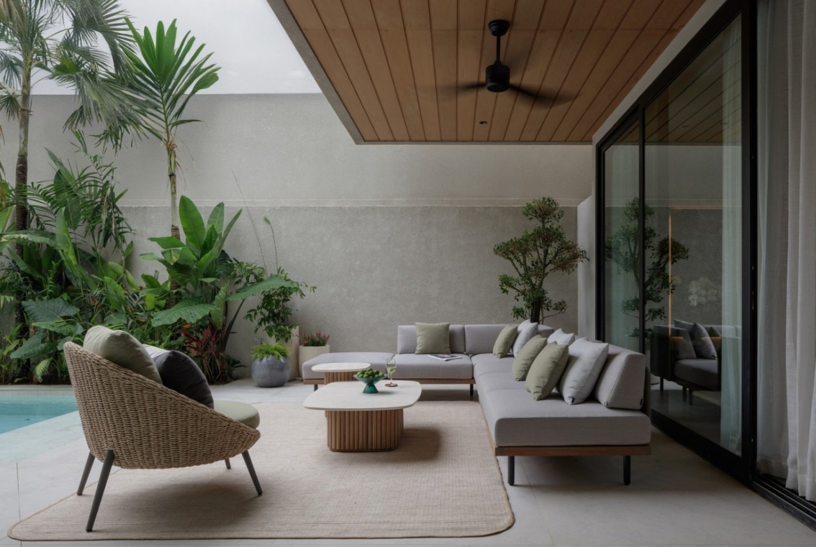 Modern Community River Tucked Swimming Pool