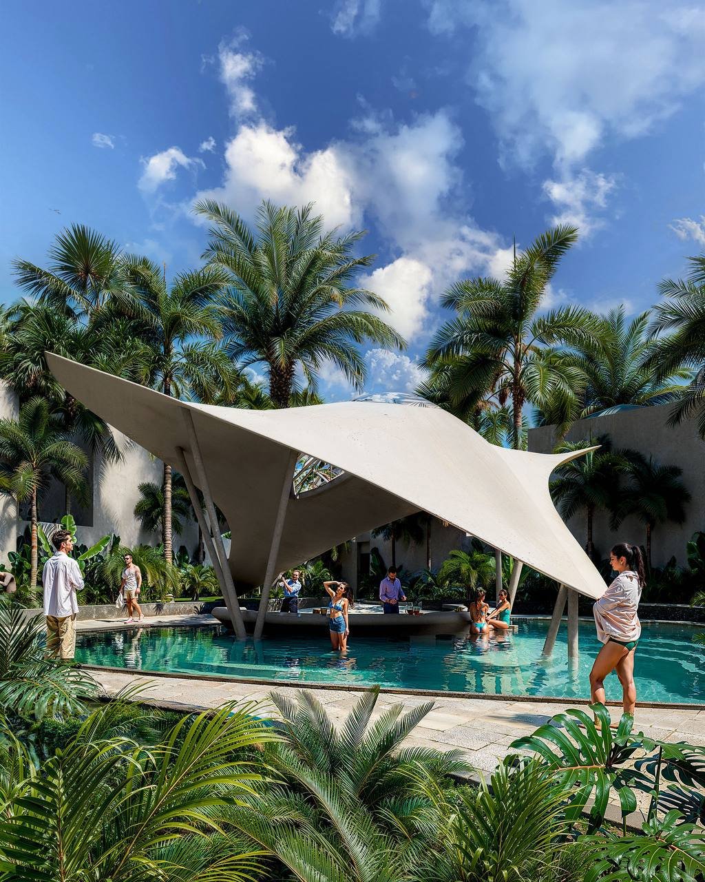 Positioned Premium Cliffside Location Tropical Modern