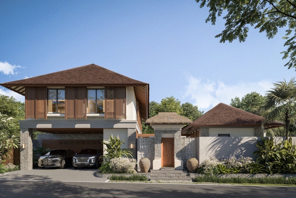 This Thoughtfully Designed Tropical Ricefield View